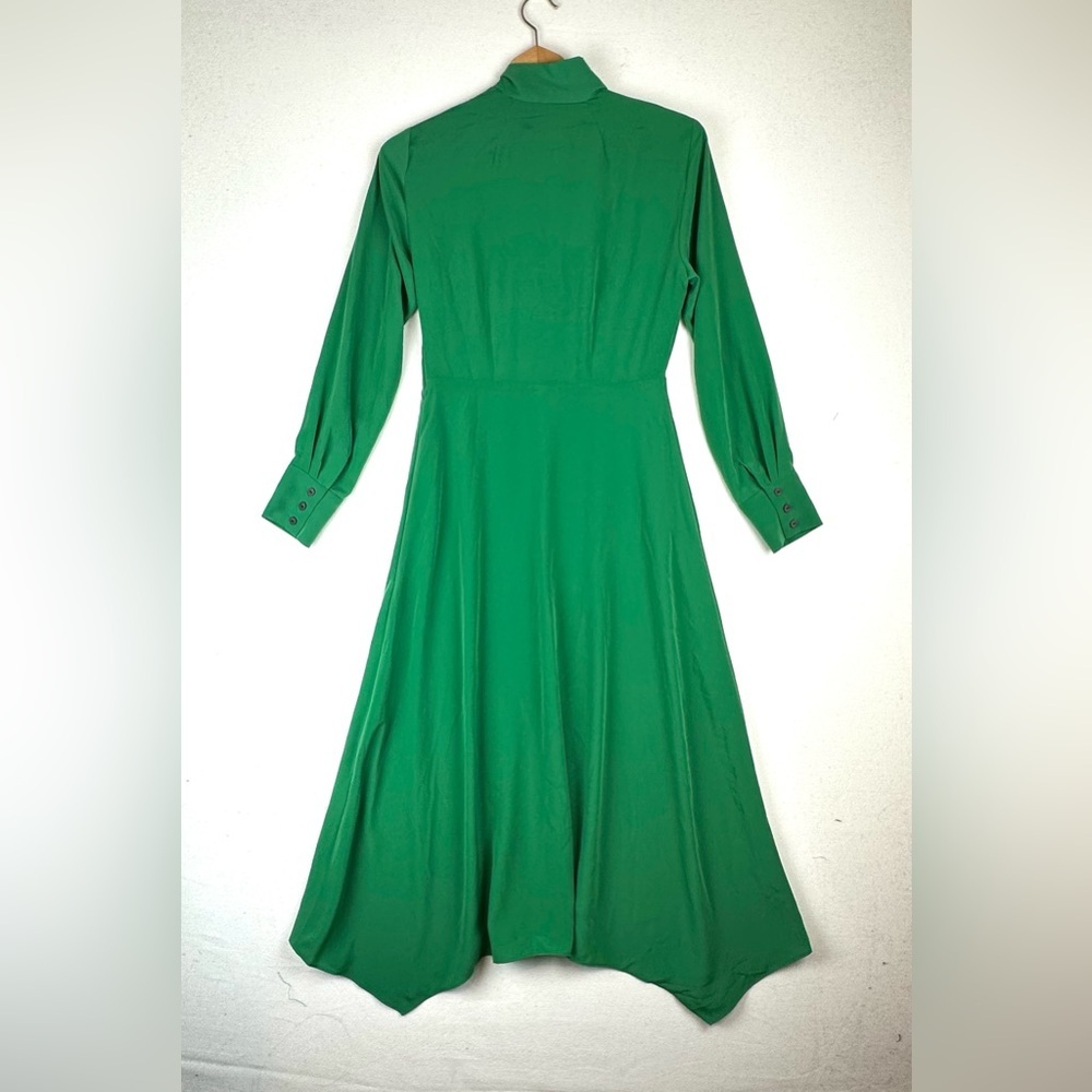 Cefinn Aurora Long Sleeve V-Neck Midi Dress Nwt Office — image 4 of 8